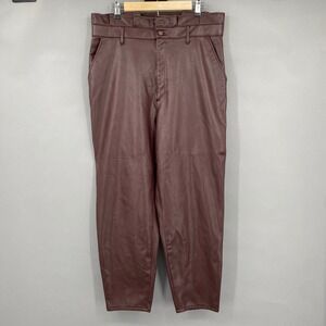 Abercrombie‎ & Fitch XL Faux Leather Brown Tapered Leg Pants Women's
XL Paperbag